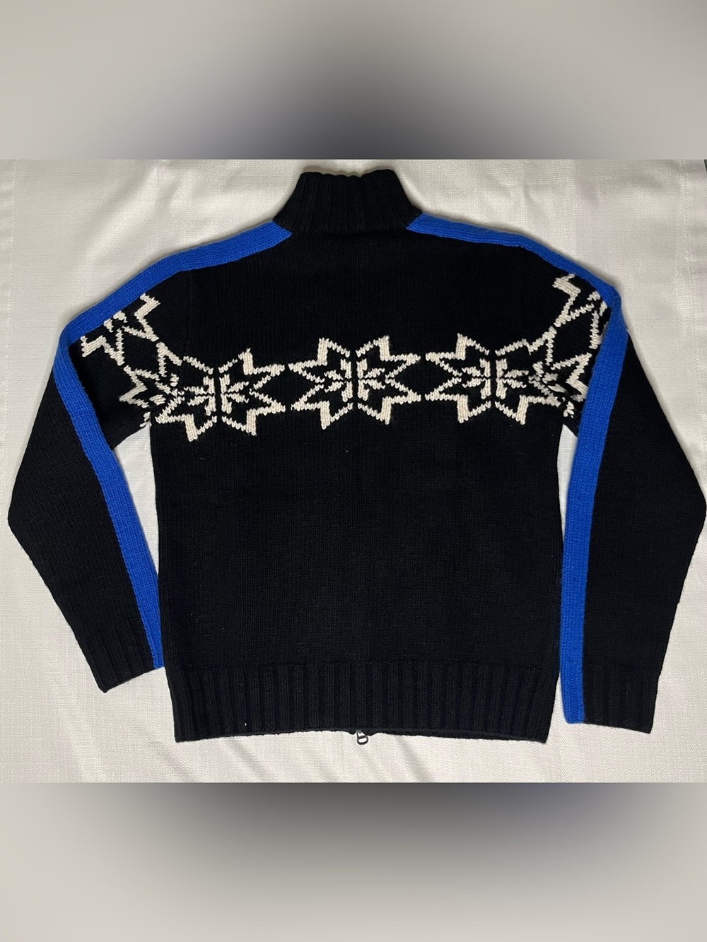 Vintage Polo Ralph Lauren Wool Cashmere Fair Isle Full Zip Sweater Après Ski - Picture 2 of 10